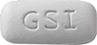 GSIと書かれた白色の錠剤