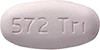 572 Triと書かれた薄いピンク色の錠剤